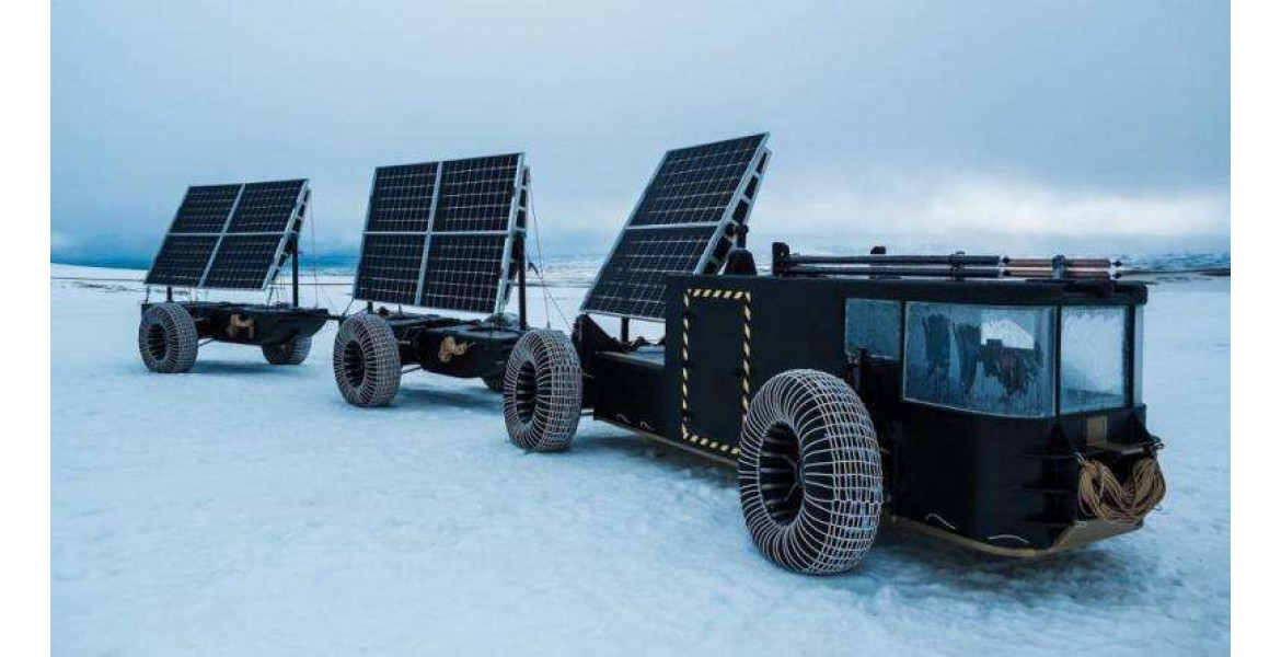 Το Solar Voyager, κατασκευασμένο από ανακυκλωμένο πλαστικό, είναι έτοιμο να εξερευνήσει την Ανταρκτική