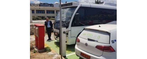 Το πρώτο ηλεκτροκίνητο λεωφορείο της Ελλάδας στο Ρέθυμνο